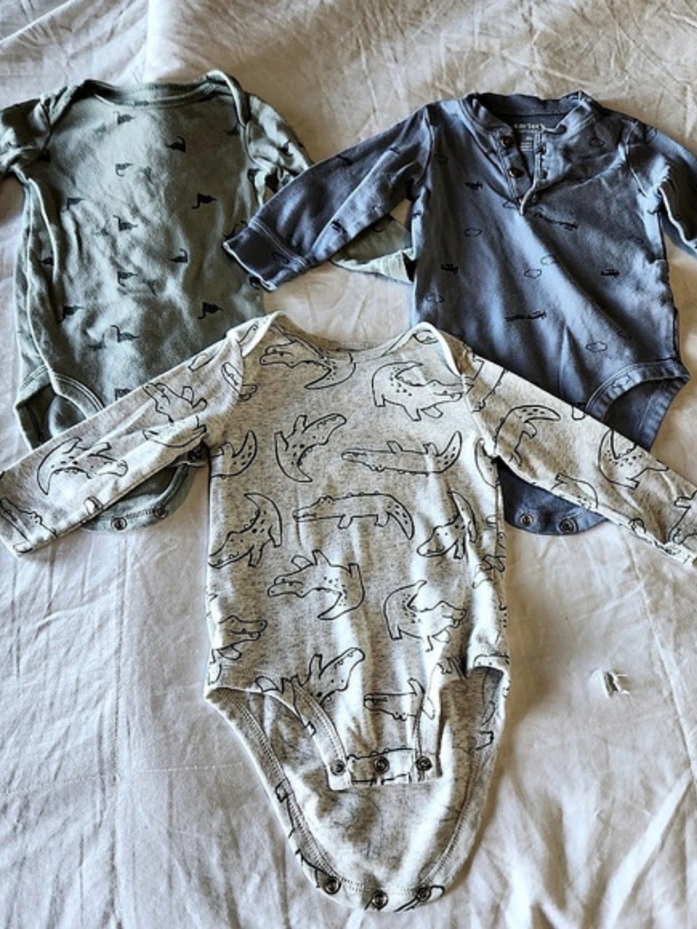 Carter's 3-Piece Baby Bodysuit Set Animal Print Baby 9M